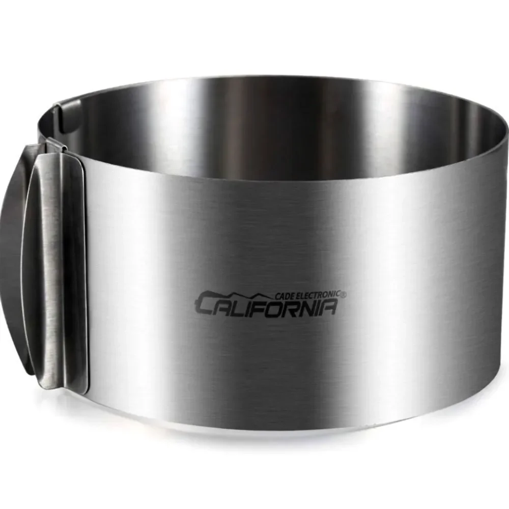 California Cade Electronic Cake Ring Adjustable Stainless Steel 6